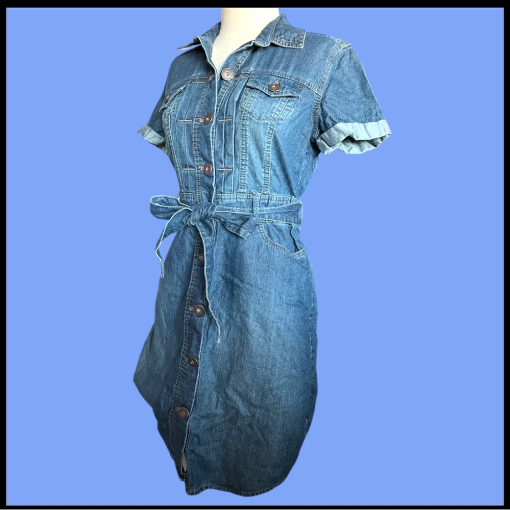 EDDIE BAUER denim shirt dresss
